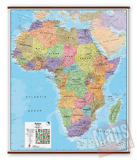 Cartina Africa Fisica E Politica Thaqabia 6108