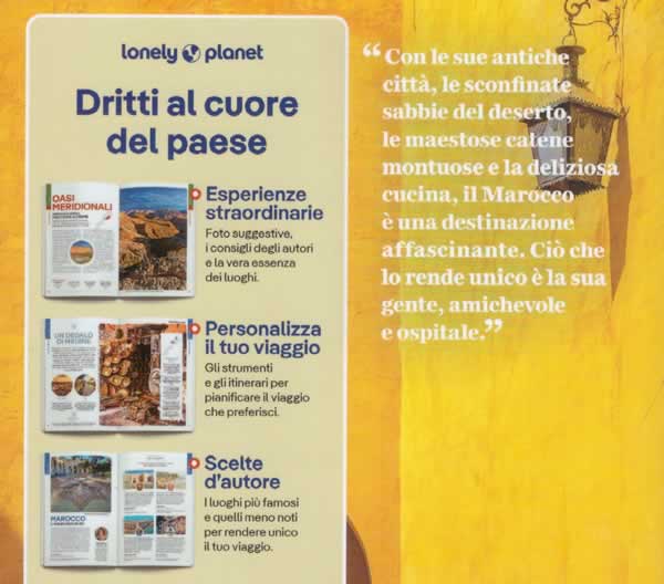 immagine di guida turistica guida turistica Marocco - con Casablanca, Monti del Rif, Costa Atlantica, Tangeri, Città Imperiali, Fes, Meknes, Marrakech, Souss, Sahara Occidentale ed informazioni per il Trekking in Marocco - EDIZIONE 2024