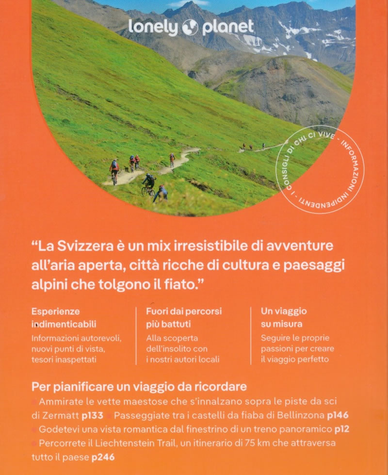 immagine di guida turistica guida turistica Svizzera e Liechtenstein - con Ginevra, Zurigo, Friburgo, Vallese, Oberland, Mittelland, Basilea, Aargau, Canton Ticino, Grigioni - EDIZIONE Dicembre 2024