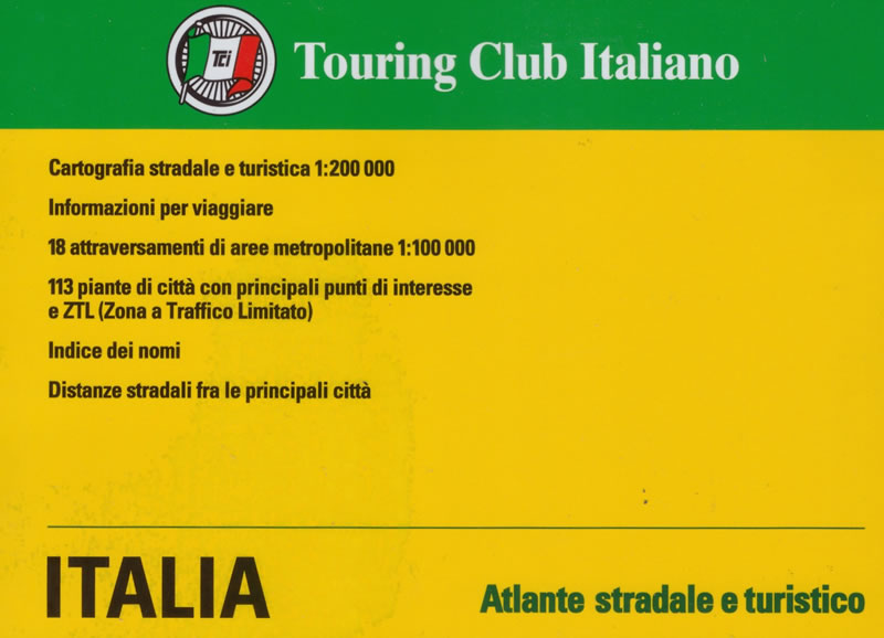 immagine di atlante stradale atlante stradale Atlante Stradale d'Italia - con informazioni per viaggiare, 18 aree metropolitane in dettaglio, 113 piante di città e ZTL, norme per la circolazione, luoghi di interesse turistico, rete autostradale, aeroporti, traghetti, ferrovie, indice e distanze stradali - EDIZIONE 2025