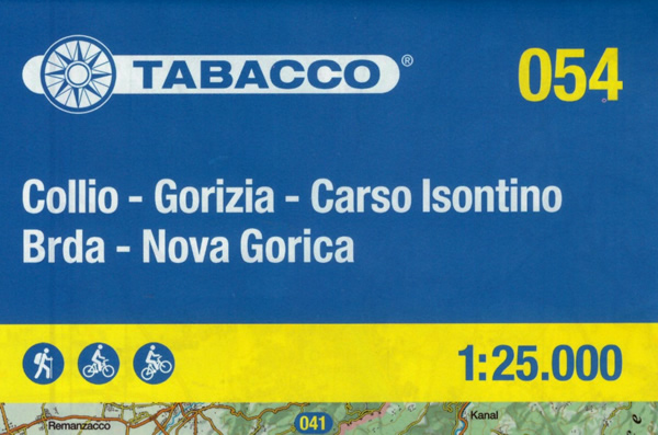 immagine di mappa topografica mappa topografica n.054 - Collio, Gorizia, Carso Isontino, Brda, Nova Gorica ( con Korada, Deskle, Prepotto, Dolegna, Corno di Rosazzo, Venco, M. Sabotino, S. Floriano, Gorizia, Mossa, Cormons, Mariano, Medea, Gradisca d'Isonzo) - con reticolo UTM compatibile con GPS - impermeabile, antistrappo, plastic-free, eco-friendly - EDIZIONE 2025