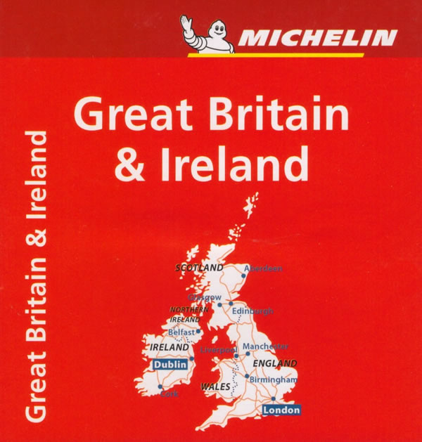 immagine di mappa stradale mappa stradale Gran Bretagna, Irlanda - mappa stradale Michelin n.713 - EDIZIONE 2024