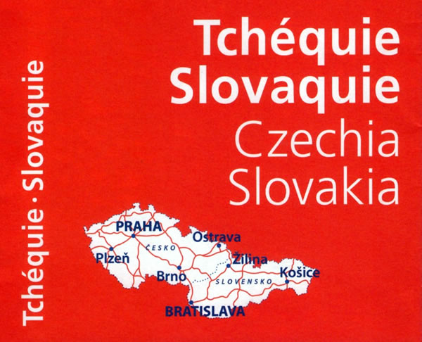 immagine di mappa stradale mappa stradale Repubblica Ceca, Repubblica Slovacca - mappa stradale Michelin n.731 - con Praga, Brno, Plzen, Bratislava, Košice - EDIZIONE 2024