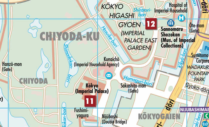 immagine di mappa di città mappa di città Tokyo - con Tokyo Bay e Shinagawa - mappa della città plastificata, impermeabile, scrivibile e anti-strappo - dettagliata e facile da leggere, con trasporti pubblici, attrazioni e luoghi di interesse - Edizione Dicembre 2023