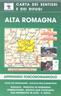 mappa n.29 Alta Romagna Portico di Romagna, Cascata dell'Acquacheta, Passo del Muraglione, Galeata, Premilcuore, Rocca San Casciano, Benedetto in Alpe, S. Sofia