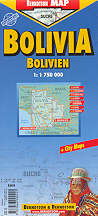 mappa stradale Bolivia / Bolivien