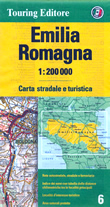 mappa Emilia Romagna stradale con distanze stradali, percorsi panoramici