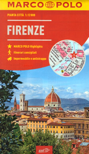 mappa Firenze di città impermeabile e antistrappo