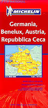 mappa stradale 719 - Germania, Benelux, Austria e Rep. Ceca
