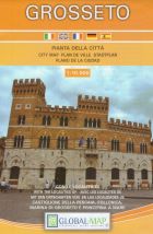 mappa Grosseto città con Castiglione Pescaia, Follonica, Marina di e Principina a Mare 2024