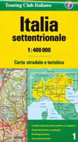 mappa stradale n.1 - Italia settentrionale - edizione 2008