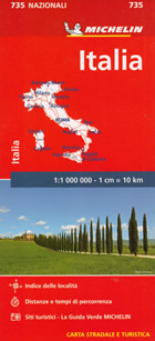 mappa Italia stradale Michelin n.735 2024