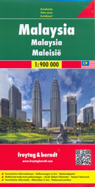 mappa Malesia con Singapore, Kuala Lumpur, Sarawak, Sabah, Yala, Ipoh, Sibu, Brunei, Tarakan