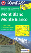 mappa topografica n.85 - Monte Bianco, Aosta, Grand Combin, Liddes, Chamonix-Mont-Blanc, La Thuile, Valpelline, La Salle, Morgex, Les Chapieux, Saint-Gervais-les-Bains, Argentière - mappa plastificata, compatibile con GPS