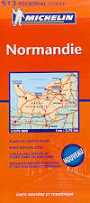 mappa stradale regionale 513 - Normandie/Normandia (nuova ed.)