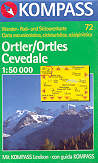 mappa topografica 72 - Ortler/Ortles, Cevedale