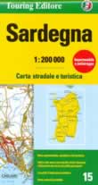 mappa stradale regionale Sardegna - mappa plastificata