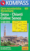 mappa topografica 661 - Siena, Chianti, Colline Senesi