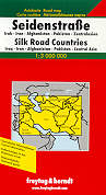 mappa stradale Silk Road Countries  - Iraq/Irak, Iran, Afghanistan, Pakistan, Centro Asia