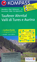 mappa topografica n.82 - Taufers, Ahrntal, Tures, Valle Aurina, Bruneck/Brunico, Fundres/Pfunders, Predoi/Prettau, Rasen/Rasun, Monte Lovello, Gran Pilastro, Antholz/Anterselva, Vintl/Vandoies - mappa plastificata, compatibile con GPS - nuova edizione